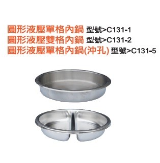 圓型液壓單格內鍋
