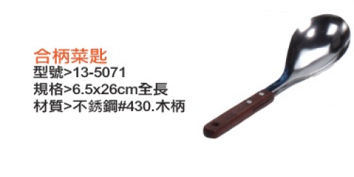 合柄菜匙