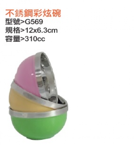 不銹鋼彩炫碗
