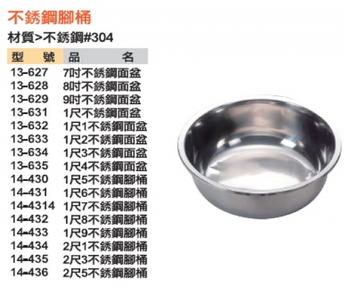 不銹鋼腳桶